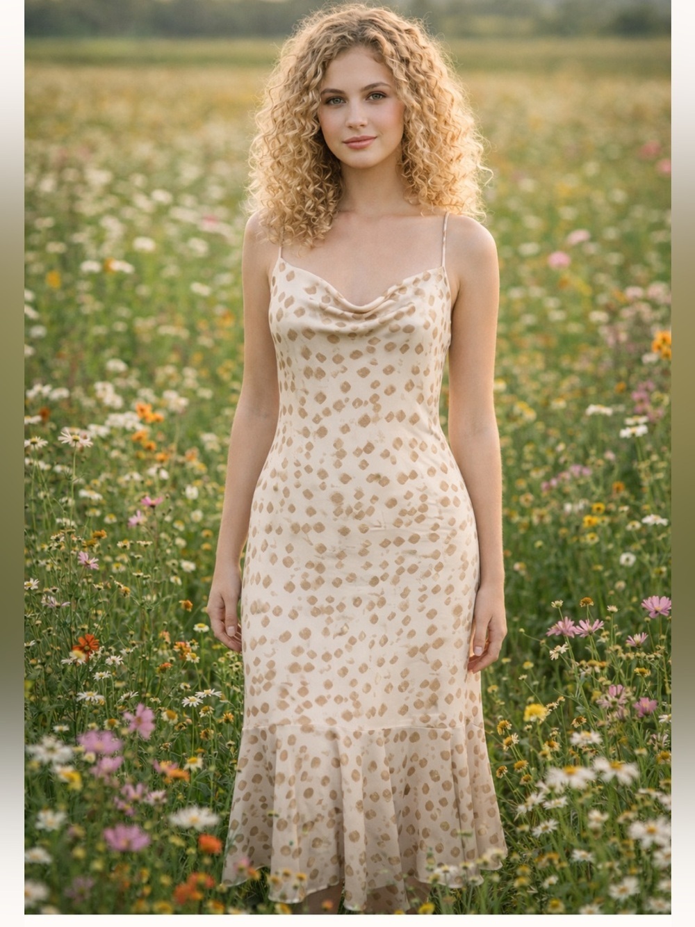 HEATHERLY Women’s/misses S scoop neck lined straight cut/flowy bottom dress